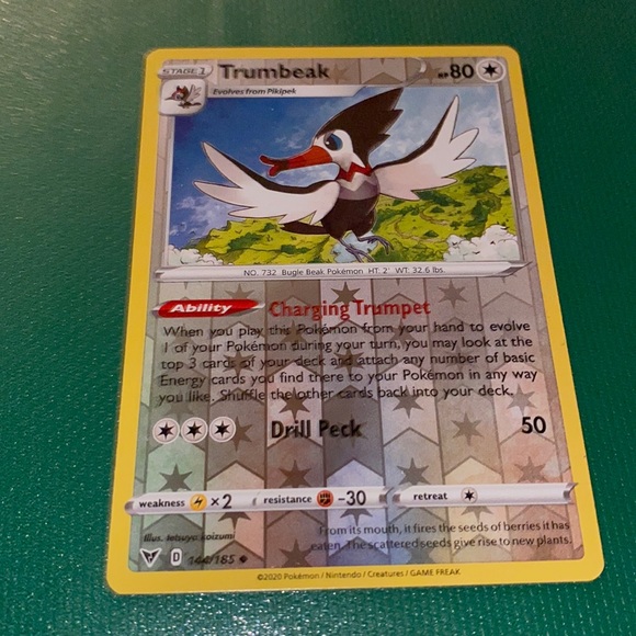 Pokemon | Toys | Trumbeak Pokemon Card | Poshmark